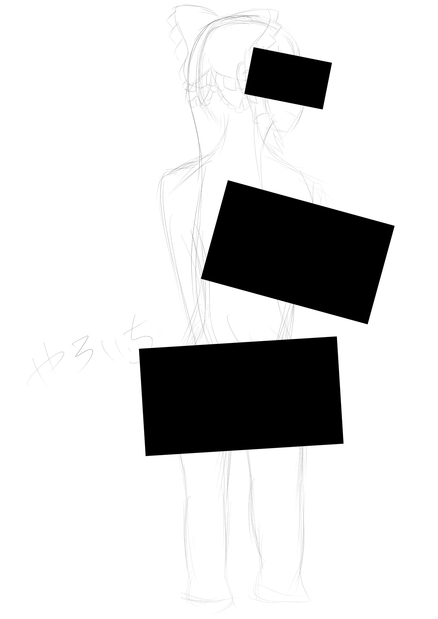 霊夢ちゃんのえっちなラフイラスト集vol.3