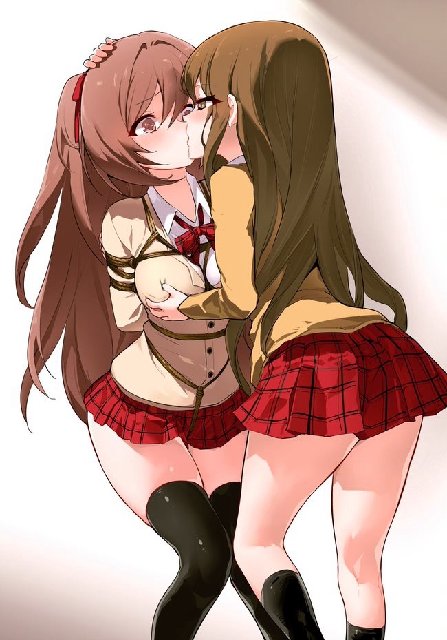 【百合】女子高生たちの緊縛SM百合物語