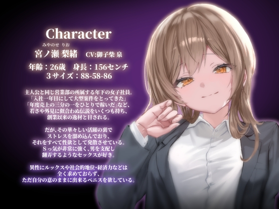 営業サボってオナニーしてたらドSなシゴデキ後輩OLに見つかり性処理肉ディルドにされる話