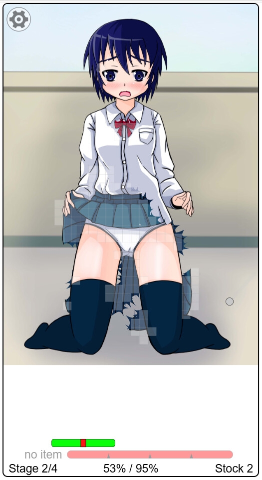 ギリギリ⁉ 脱衣ブロック崩し 03