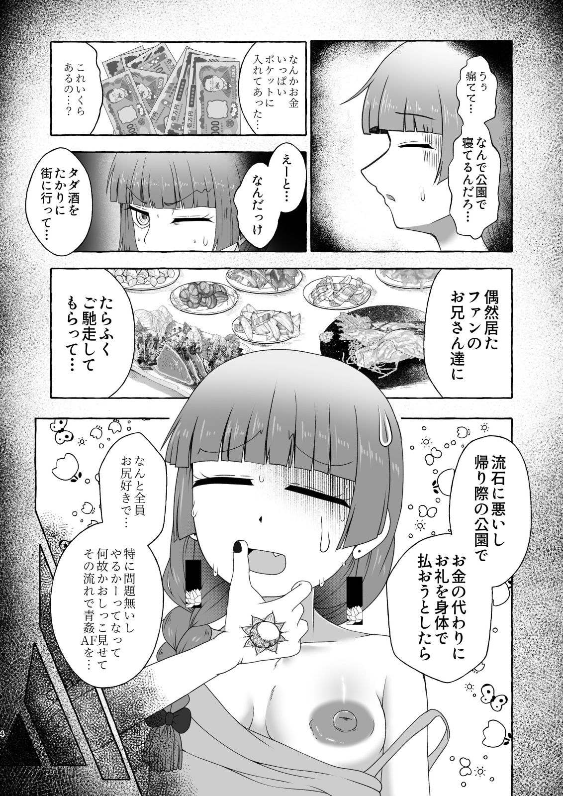 某酔いどれベーシスト～誰もいない深夜の廃トイレにて～