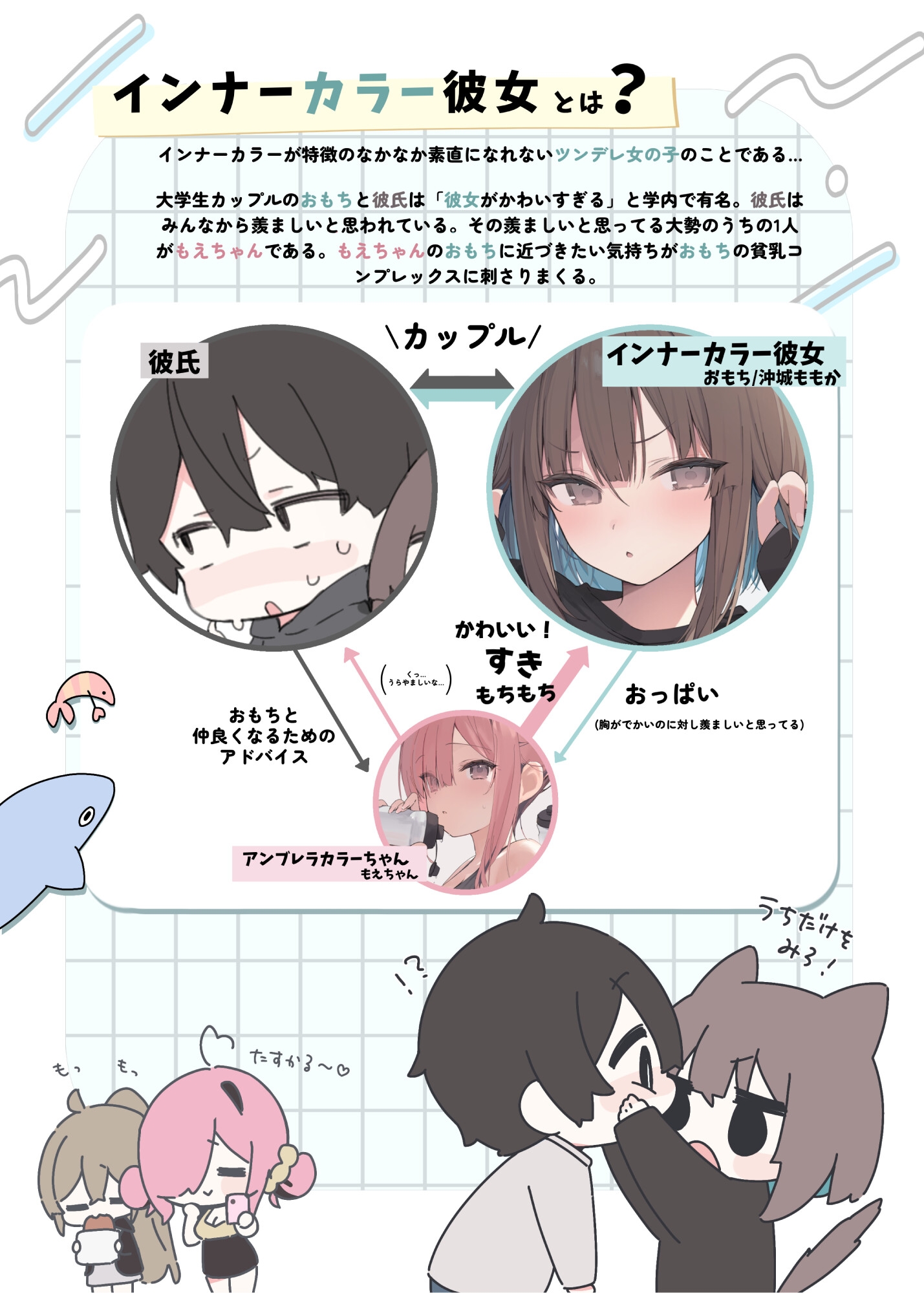 インナーカラー彼女6