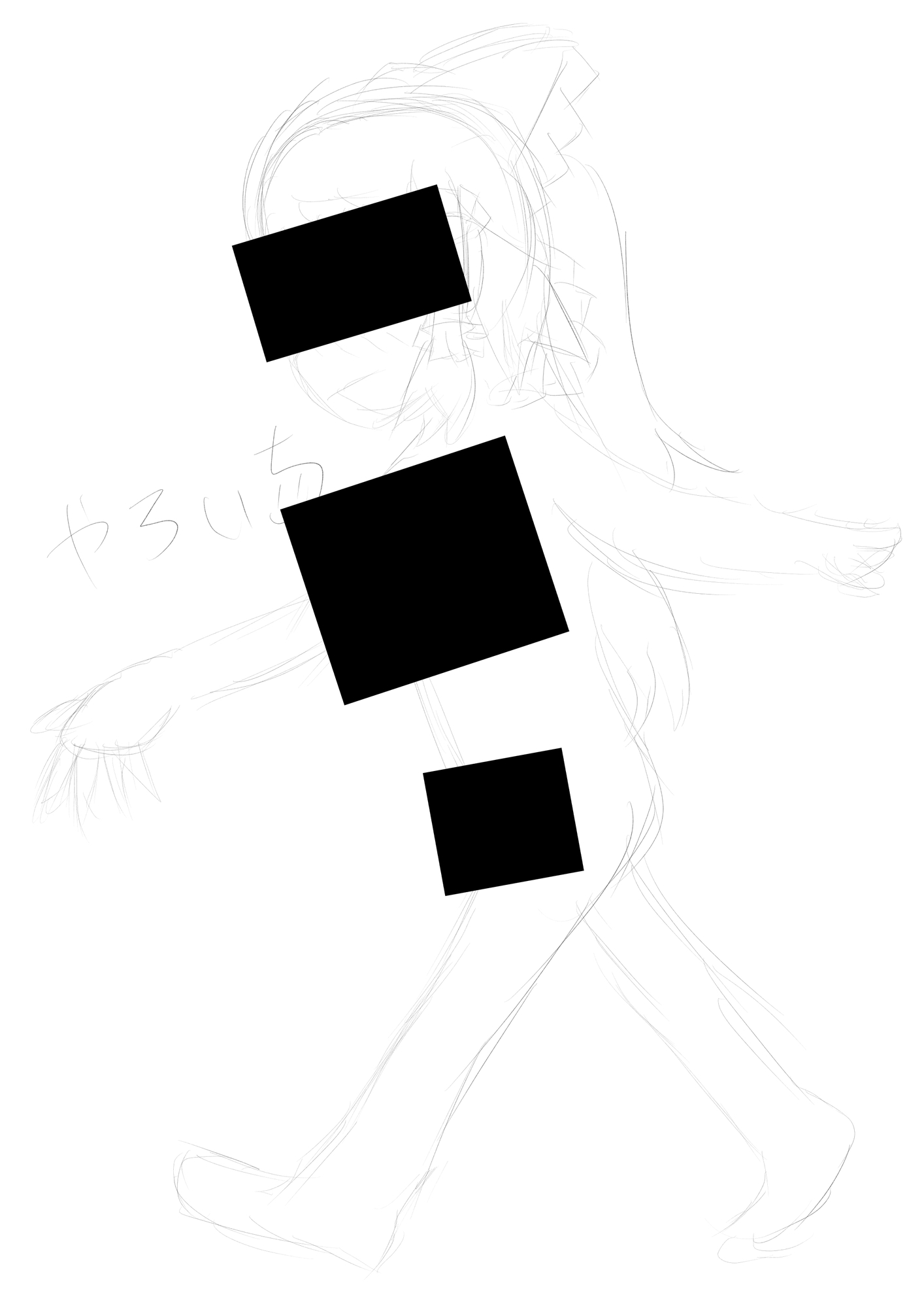 霊夢ちゃんのえっちなラフイラスト集vol.4