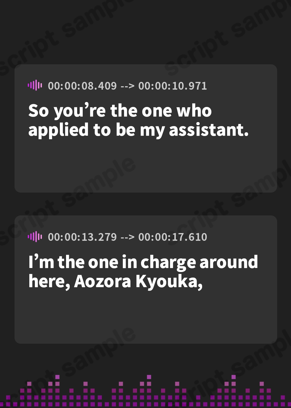 【英語版】ダウナー研究者お姉さんにお願いしてえっちなことしてもらう音声。