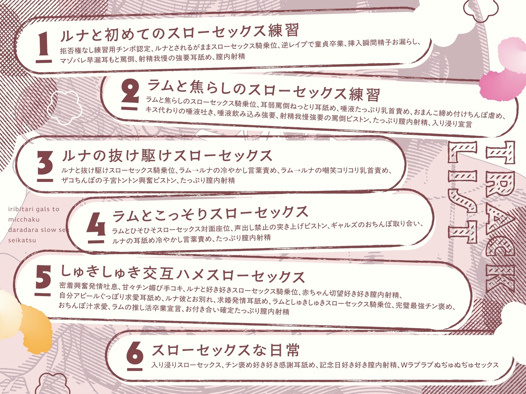 入り浸りギャルズと密着だらだらスローセックス性活〜竿役に選ばれた僕のチンポが擦り切れるまでWマンコで連続生ハメされて♡【囁き特化・全編たっぷり挿入】