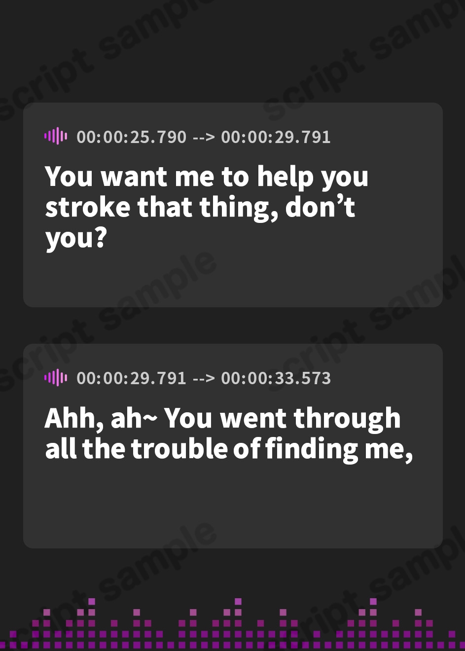 【英語版】レベルドレインオナサポ ベロちゅーでサキュバスを強くしてしまう音声