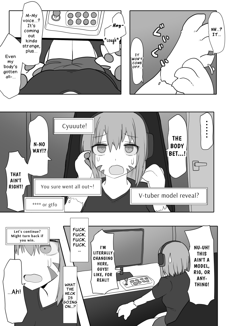 【英語版】transfur 変えられた配信者