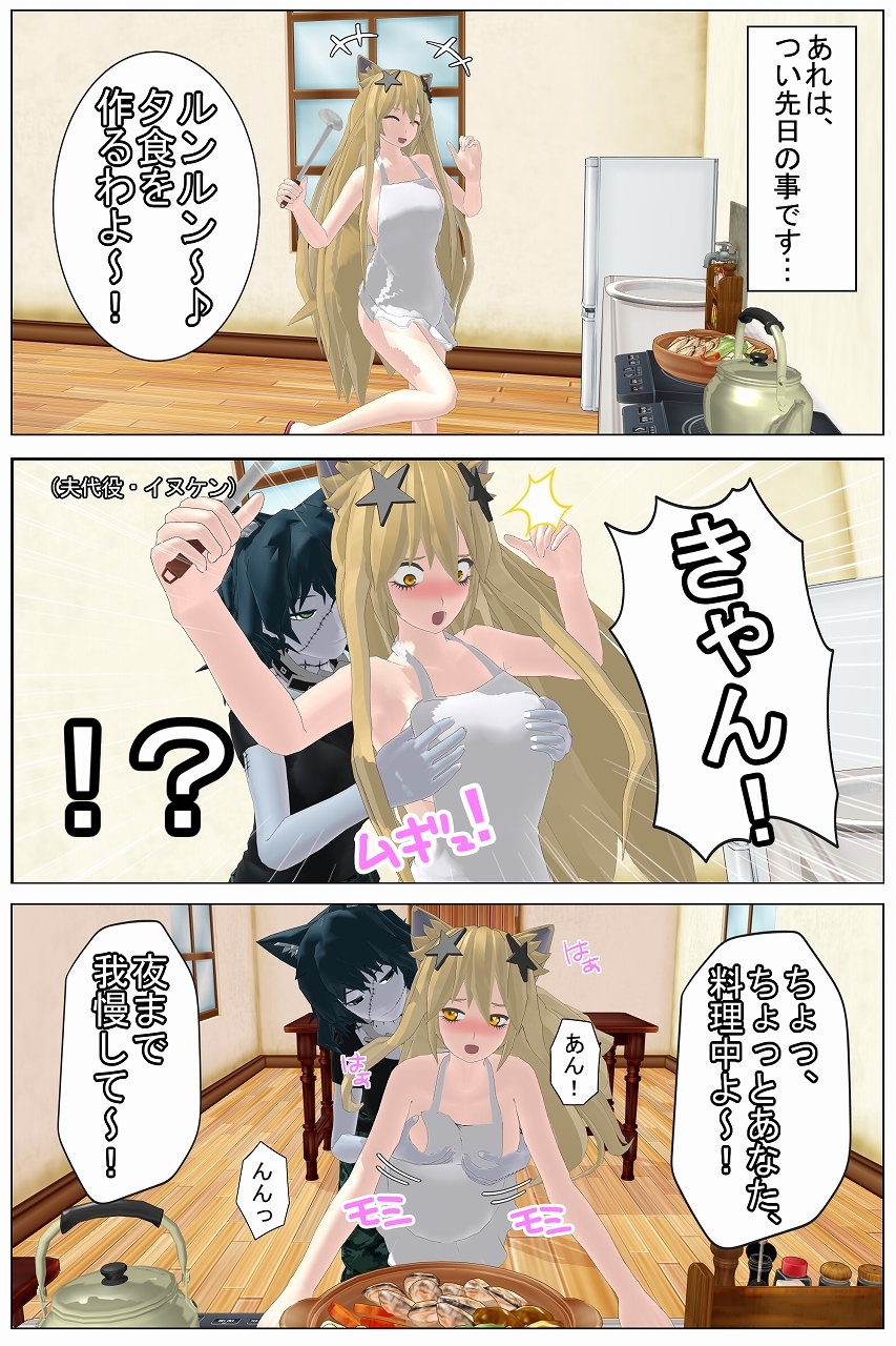 ハードボイルド探偵イヌケンの事件簿・悲しみの裸エプロン！猫耳人妻狂い咲きの円舞曲