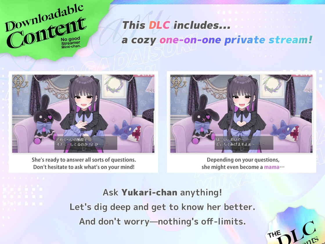 Forever Yours, Yukari-chan No-good Streamer Mirai-chan! DLC[en Ver.]