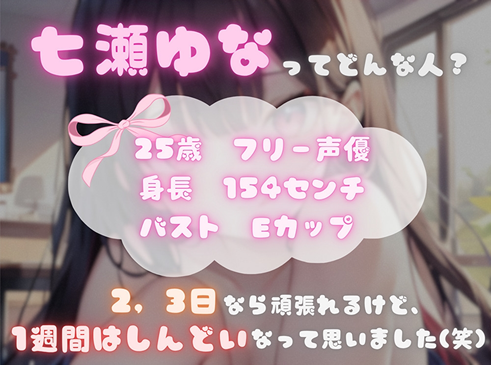 【1週間のオナ禁から解放！】性欲MAXの理性崩壊オナニー【七瀬ゆな】