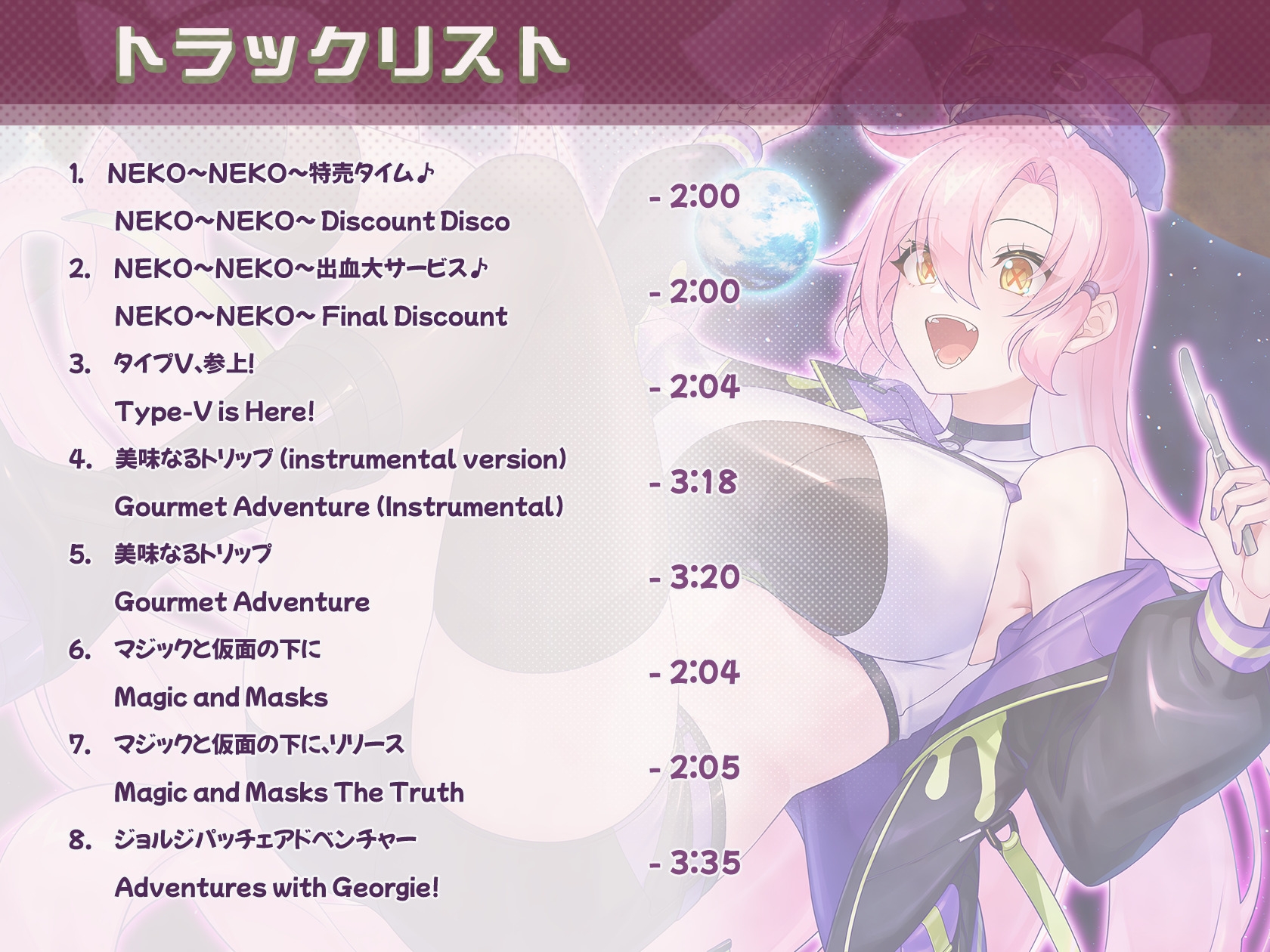 大食い怪獣姫:惑星のグルメ旅 Soundtrack