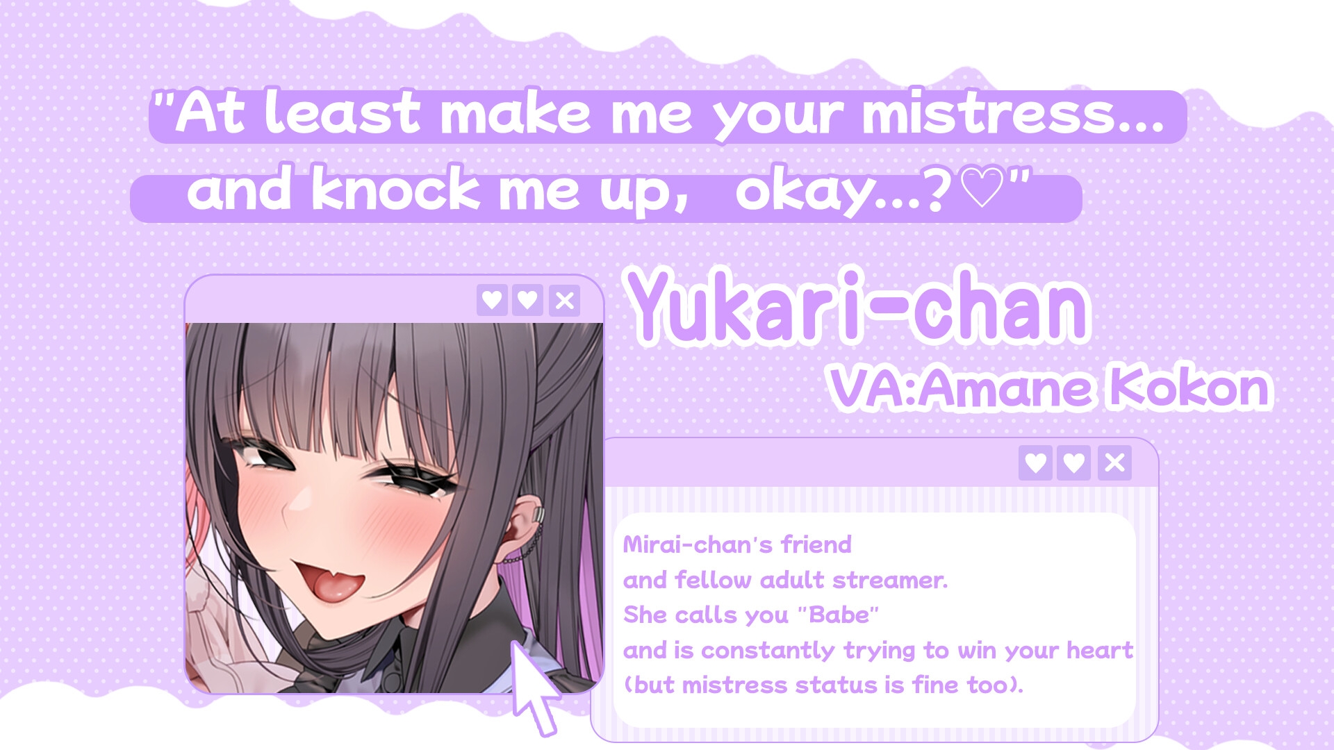 No-good Streamer Mirai-chan ASMR! My First Raw Sex Stream[en Ver.]