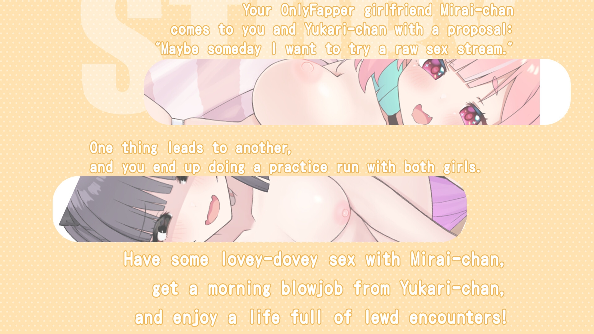 No-good Streamer Mirai-chan ASMR! My First Raw Sex Stream[en Ver.]