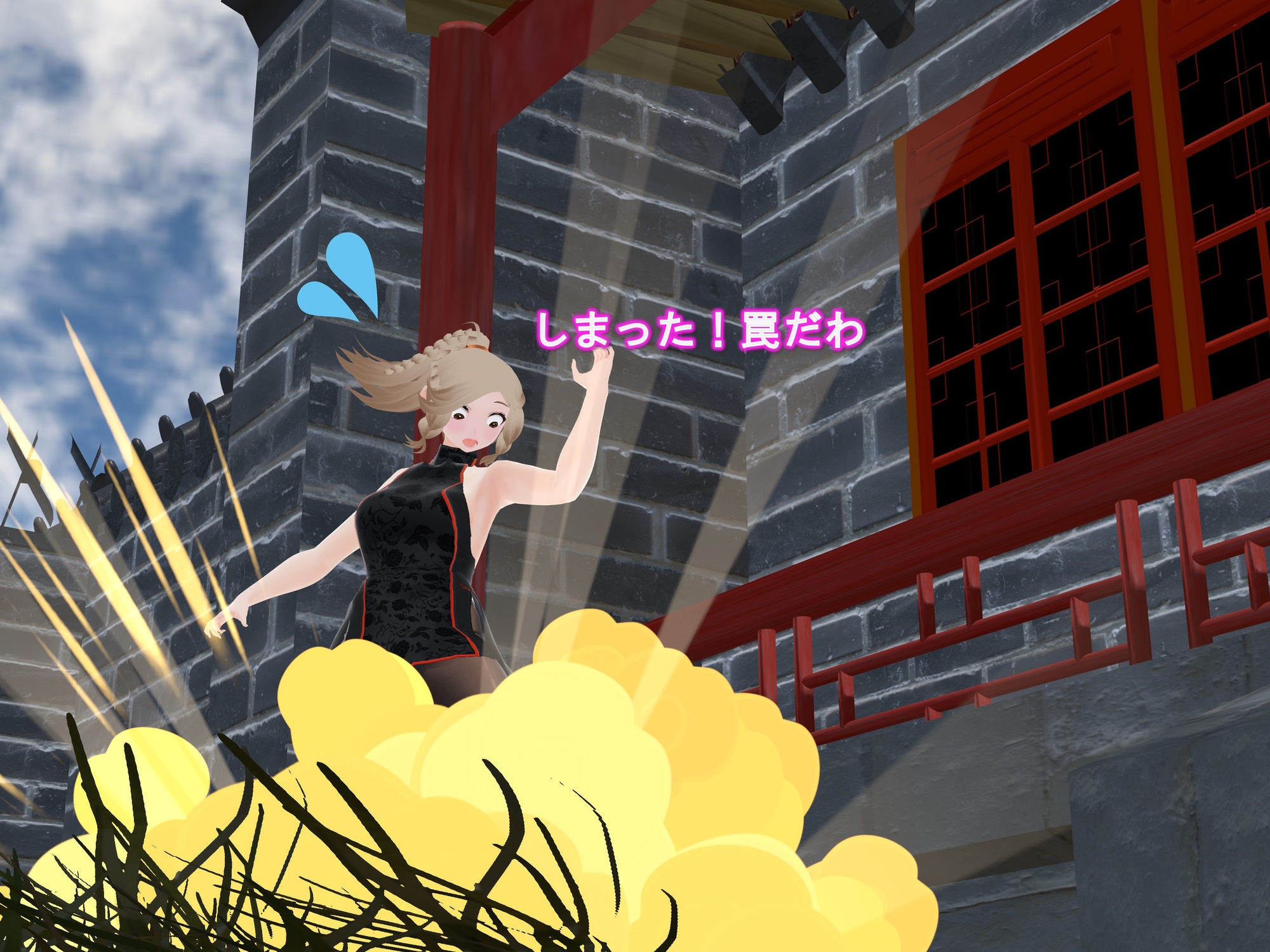 女子だけデカく 男子を追い抜く 成長音～捕らわれ娘編～