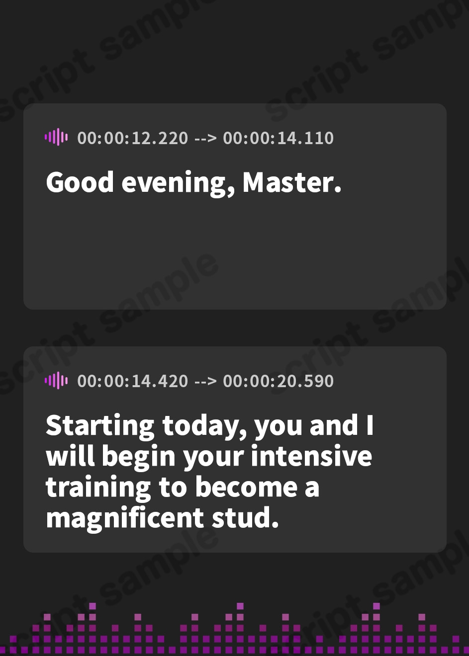 【英語版】事務的メイドの好意だだ漏れよわよわマゾオス克服訓練