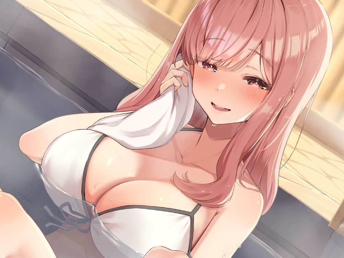 【CV.薄井友里】彼女になった糸目のお姉さん【温泉で混浴・耳かき・添い寝】