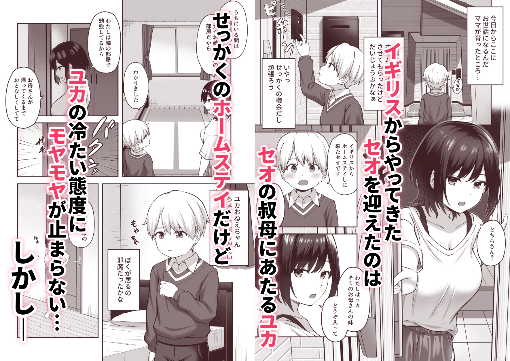 ホームステイでお姉ちゃんと