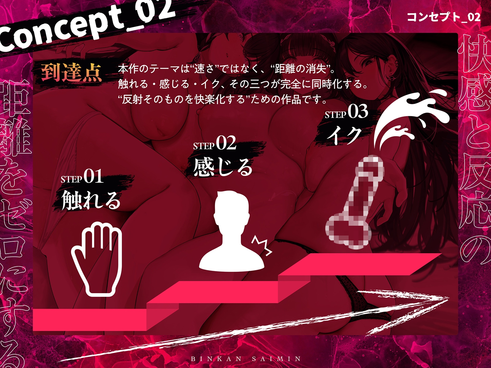 【全方向360度マルチボイス】即イキ敏感催○ ～触られるだけでイク絶頂～