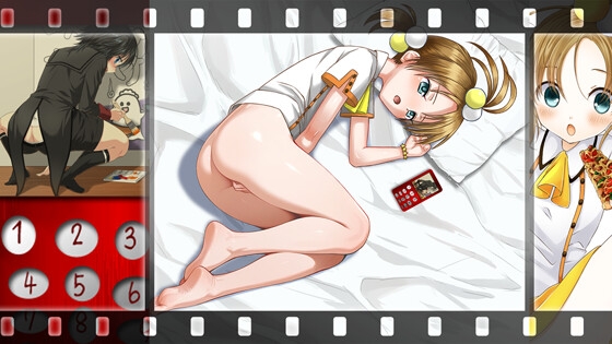 【動画】お尻丸出しでオナニーする女の子