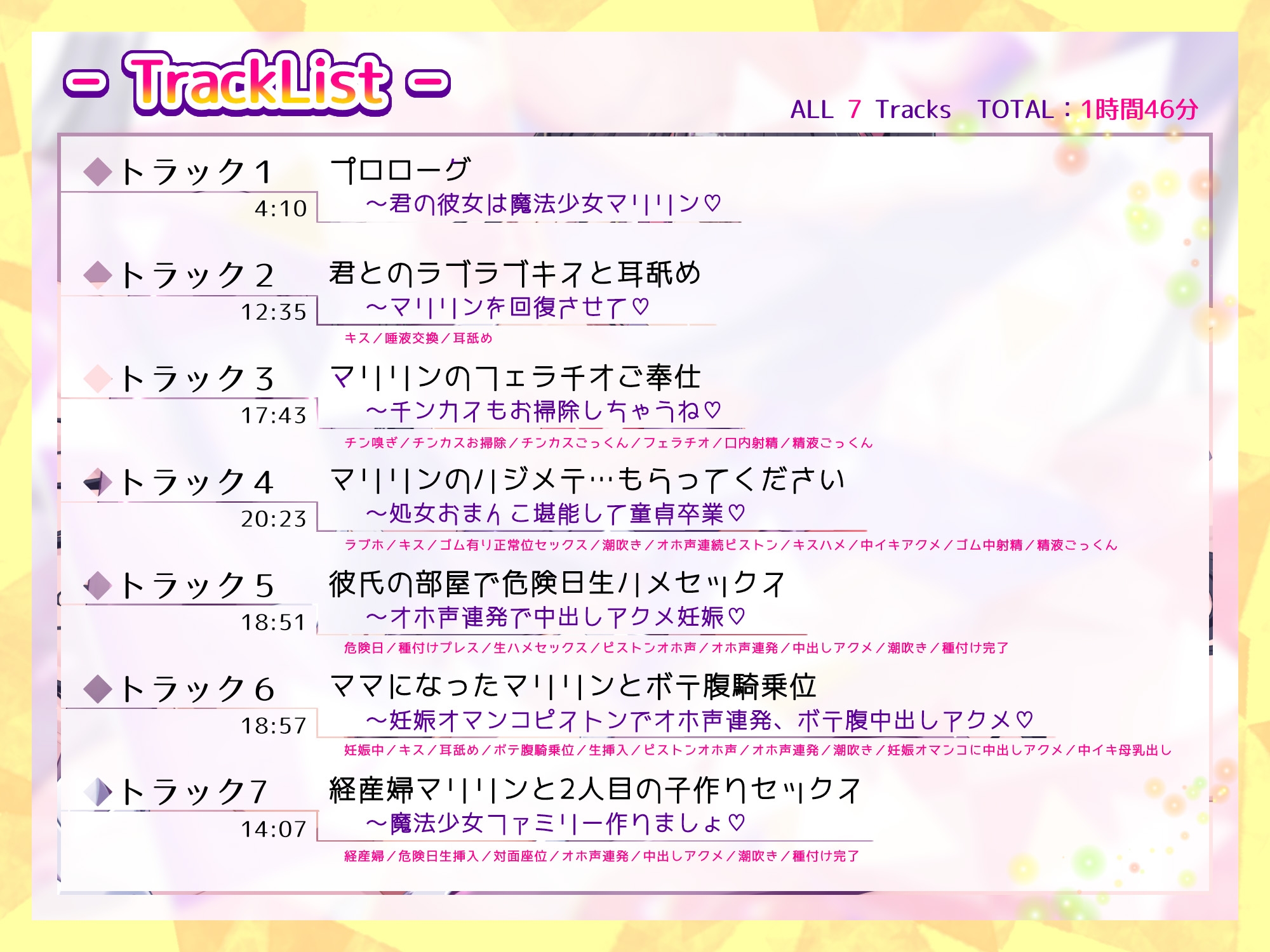 魔法少女マリリンとの童貞卒業オホ声種付け交尾～幼馴染は魔法少女で純愛ラブラブ孕まセックスで妊娠しちゃいます♪