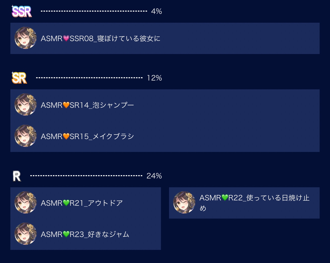 Vtuber響ゆいのV-TIPS特典音声アーカイブス【2024年9月版】