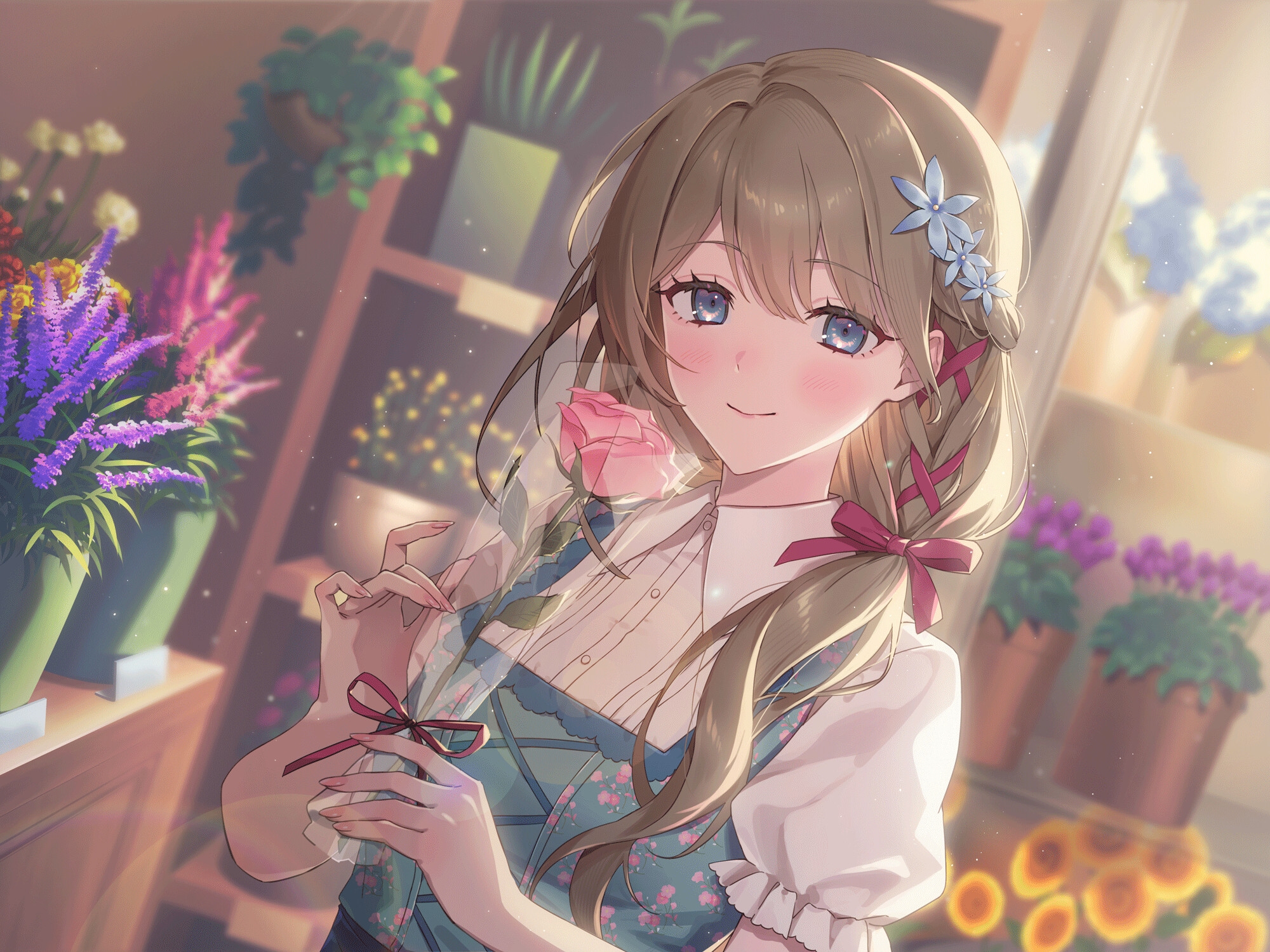 押しに弱い！お花屋さんのハルカさん【CV:夏目妃菜】