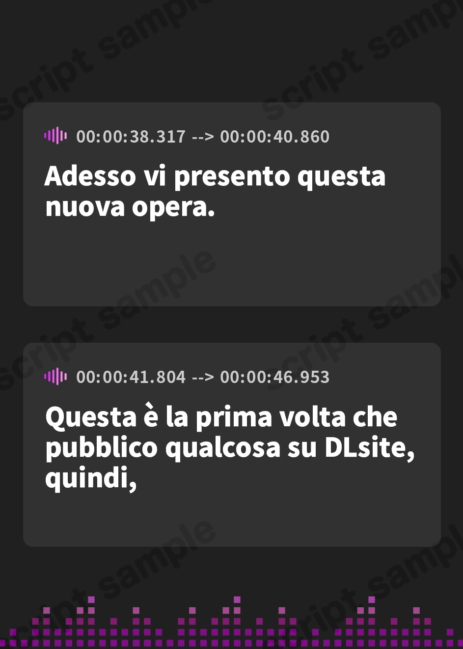 【イタリア語版】【実演オナニー】ムラムラMAXの桃色サキュバスといっしょに気持ちいいことしよっ