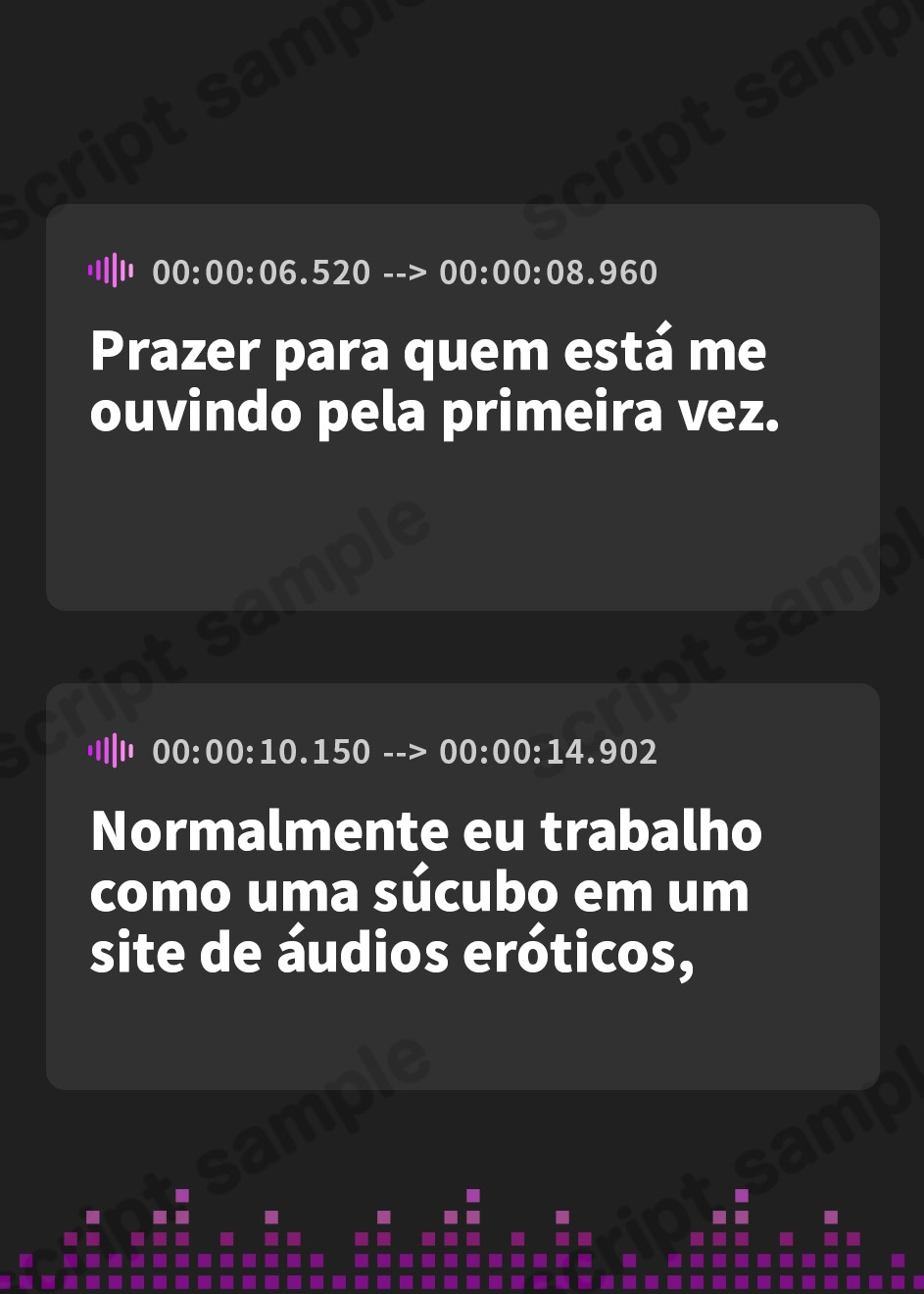 【ポルトガル語版】【実演オナニー】ムラムラMAXの桃色サキュバスといっしょに気持ちいいことしよっ