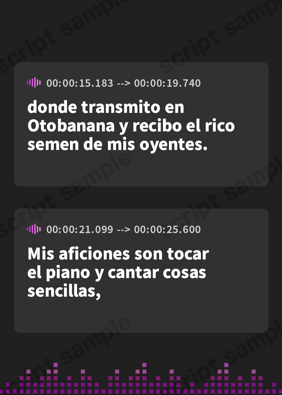 【スペイン語版】【実演オナニー】ムラムラMAXの桃色サキュバスといっしょに気持ちいいことしよっ