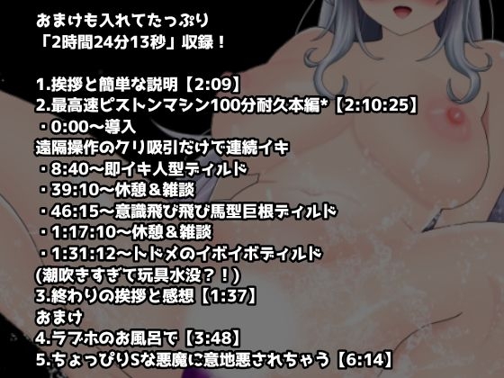 【伝説作品】40,000回ポルチオガン突き?！気絶5回！玩具水没で故障?！性癖を破壊する連続絶頂！【サークル内累計販売本数40,000本突破記念作品】
