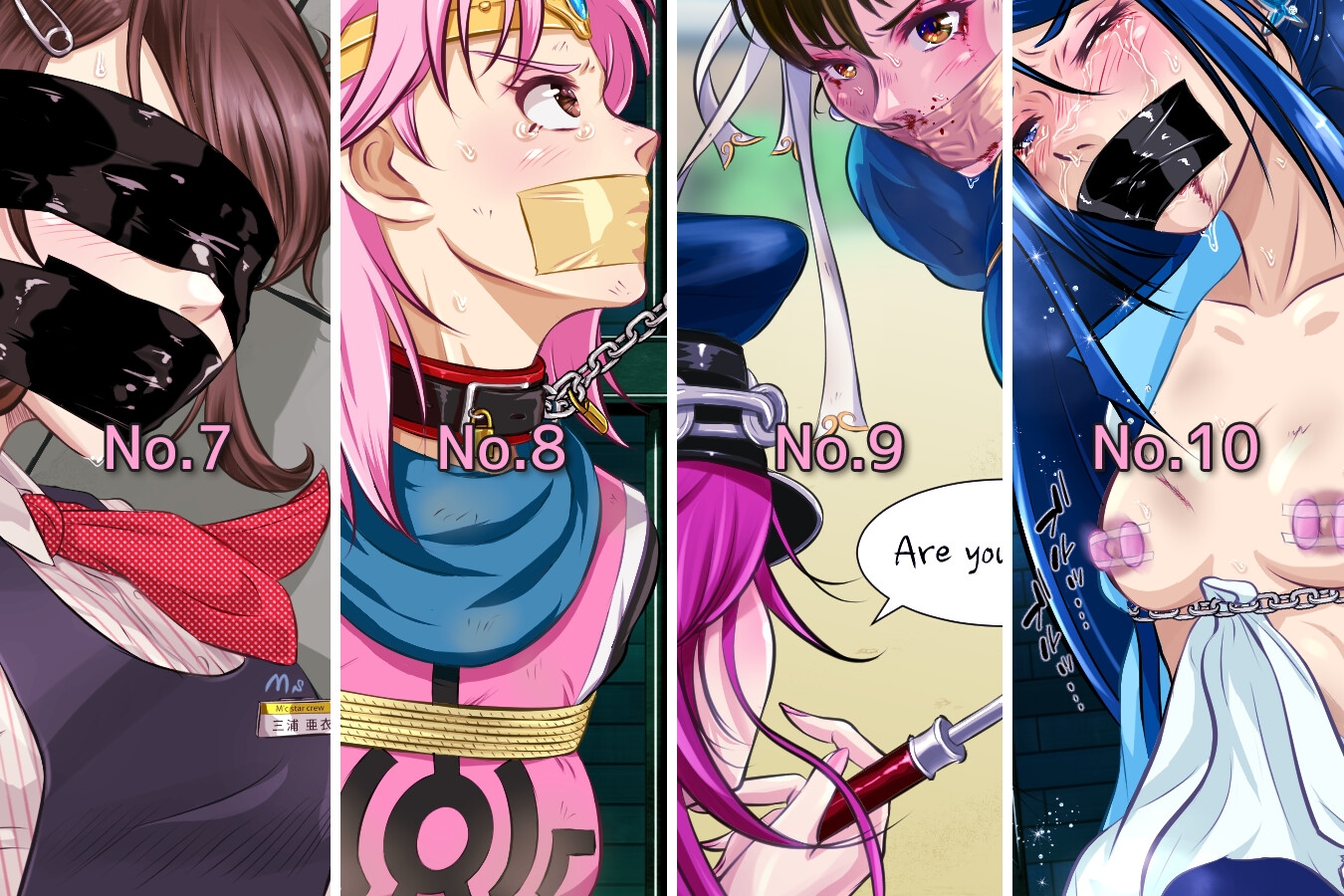 【pixiv投稿200回記念】ブクマ数TOP10のCG集