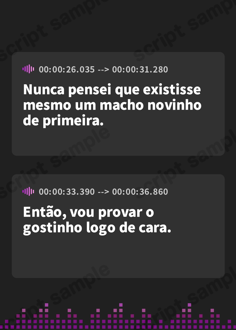 【ポルトガル語版】搾精専属契約～お姉さんサキュバスと密着濃密オホ交尾