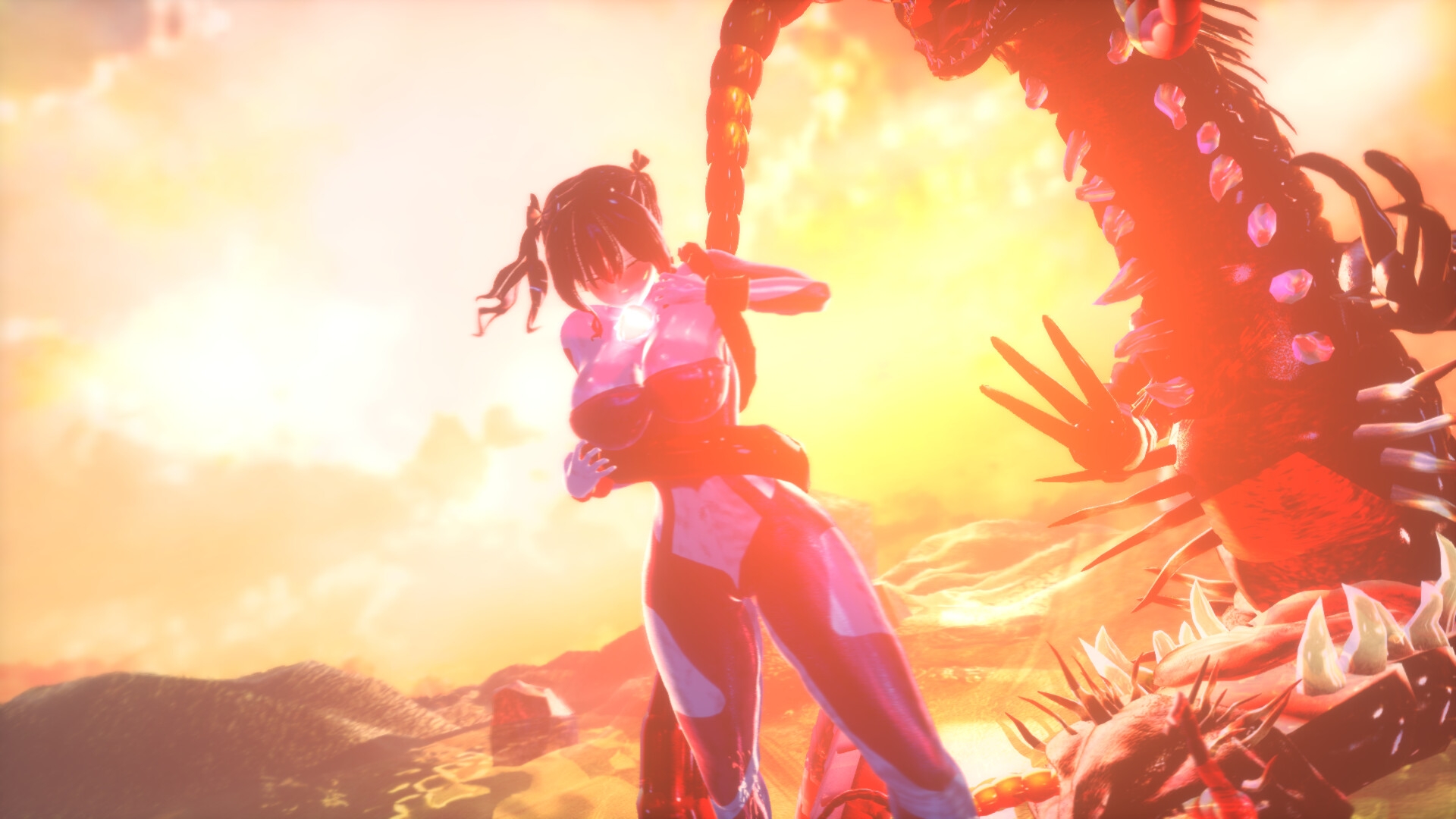 【揺れる！苦しむ！喘ぐ！ボイス音声付き動画付属】ウルティメイトリゲル2 2大ヒロイン触手堕ちエナジードレイン完全敗北編