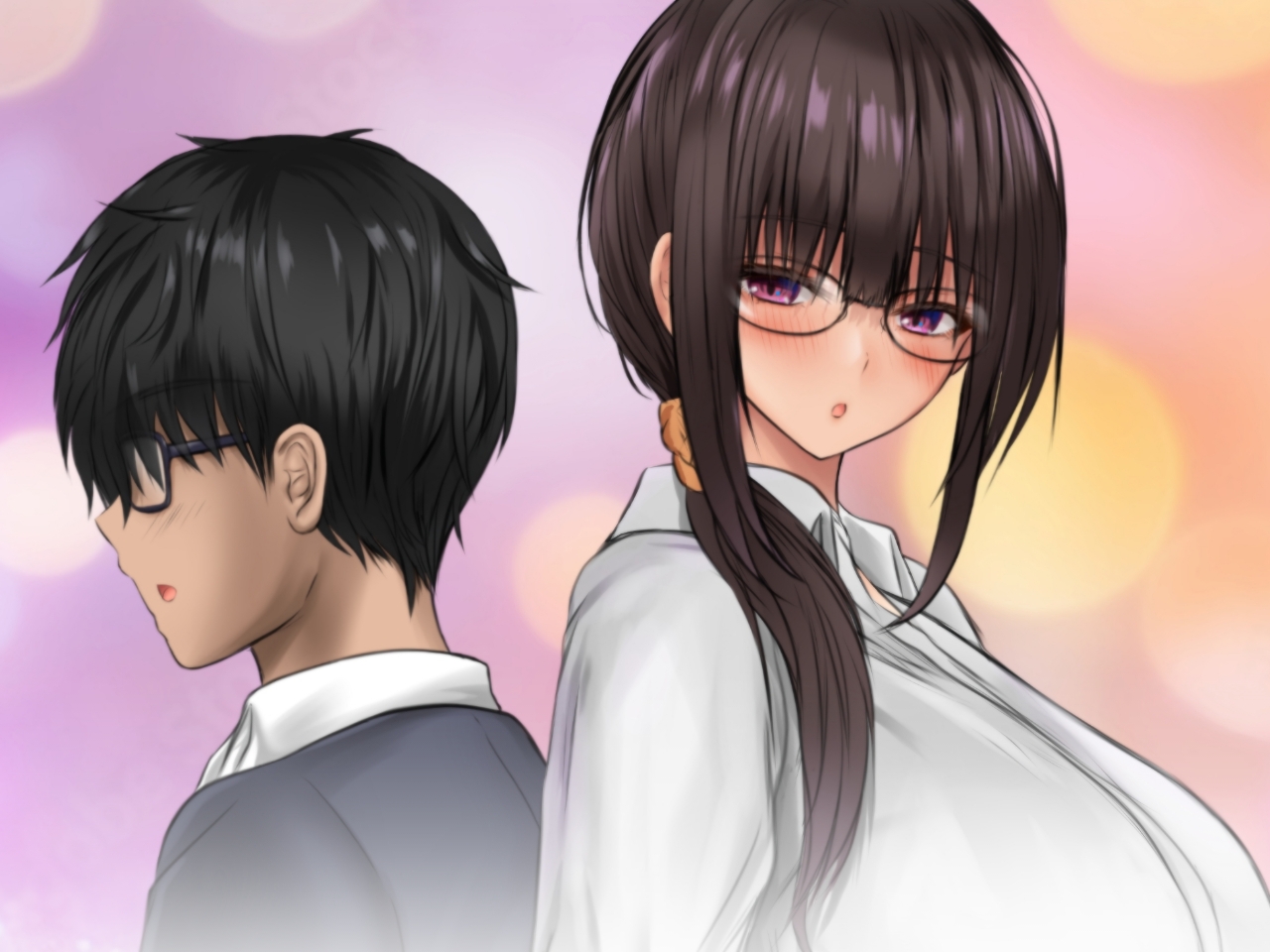 職場のデカい喪女上司と陰キャ部下はオタクセックスにハマっちゃう