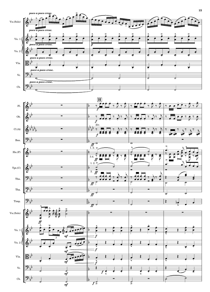 Concertini con fuoco (コンチェルティーニ・コン・フオーコ)