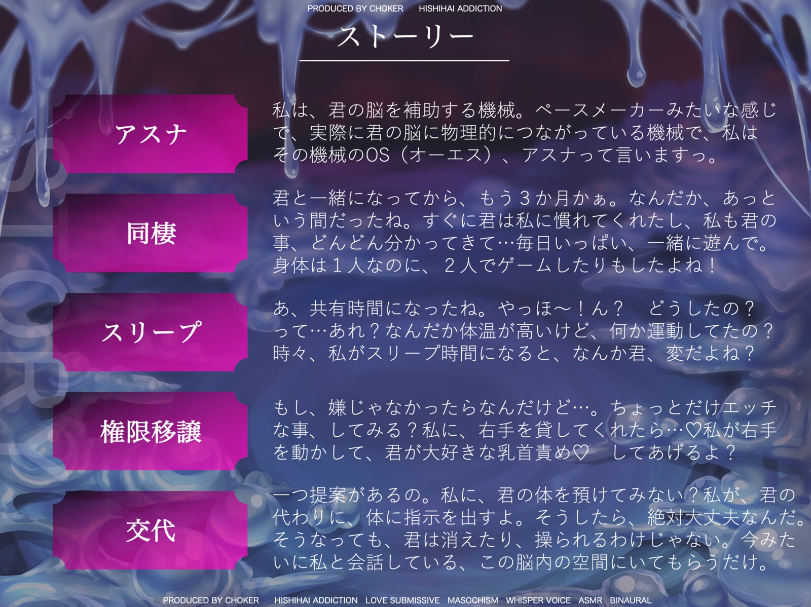 脳に棲み着くキモチイ声に僕はもう逆らえない