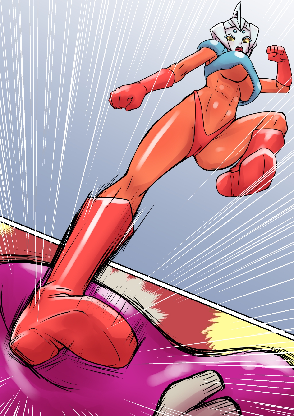 特撮ヒロインシリーズ ラスティ・ノヴァ第4話「妻を奪う胞子！ゴドラ哀しみの咆哮」