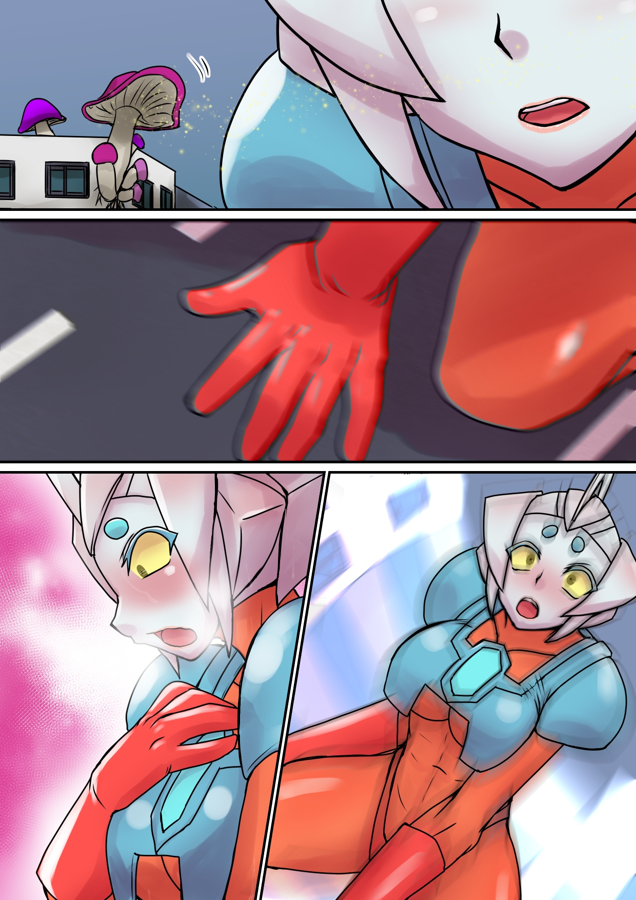 特撮ヒロインシリーズ ラスティ・ノヴァ第4話「妻を奪う胞子！ゴドラ哀しみの咆哮」