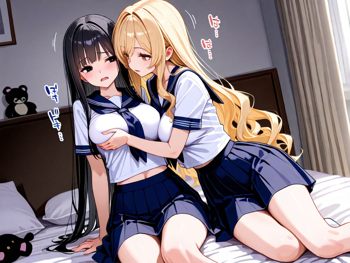 【NTR 百合】初めてできた彼女が俺の幼馴染のギャルに寝取られた！それを見た俺は‥