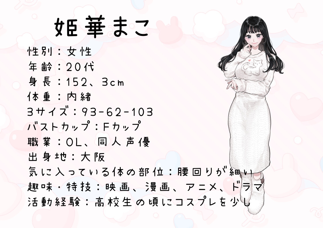 【サークル50作記念特価！！】わたしのオナニー事情 No.50 姫華まこ【OL・同人声優】