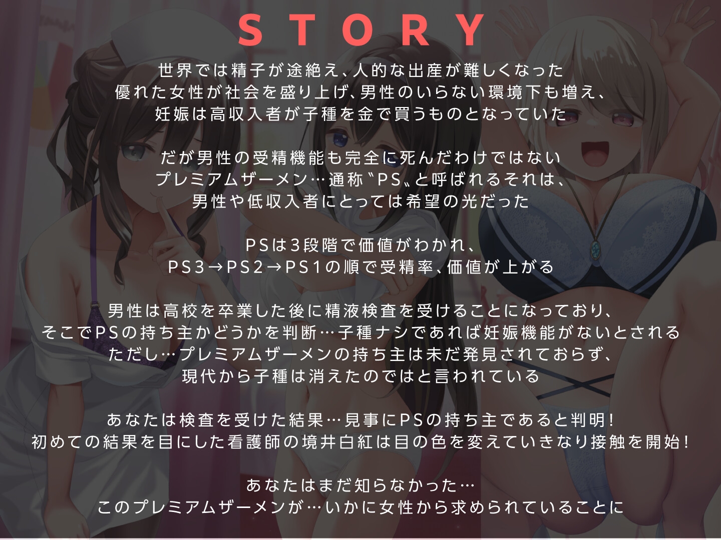 【期間限定55円】ハーレム都市×中出し天国-世界有数の子種持ちのあなたを求める魅惑のオンナたち-<KU100>