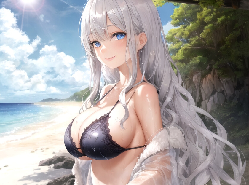 甘えん坊な銀髪巨乳メイドは幼馴染の旦那様に愛されたい~ゼロ距離密着添い寝でこっそりラブ堕ち性活~【バイノーラル/中出し/ラブラブ】