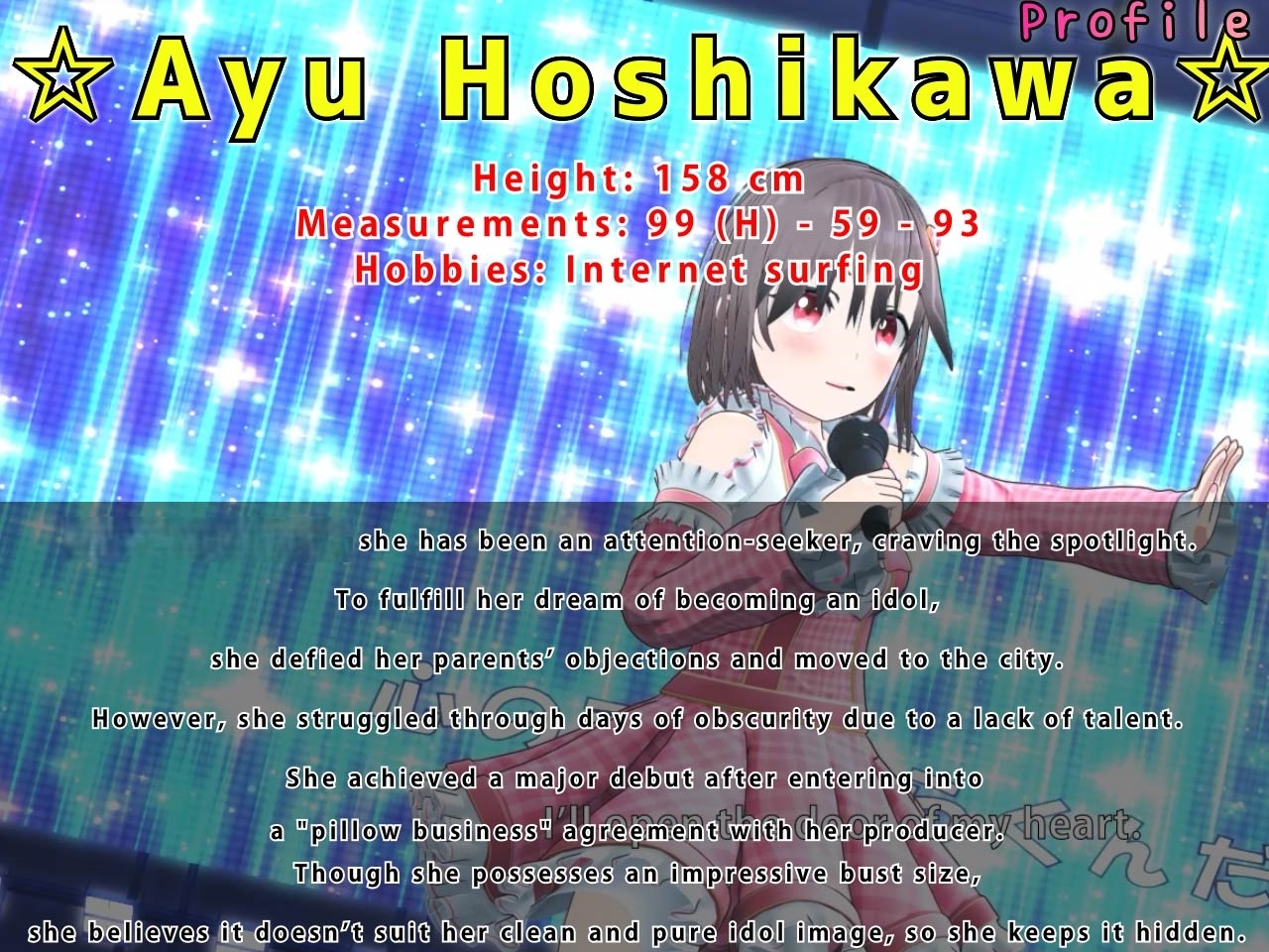 New Idol, Accepting Sex For Her Job ~Story of Ayu Hoshikawa~