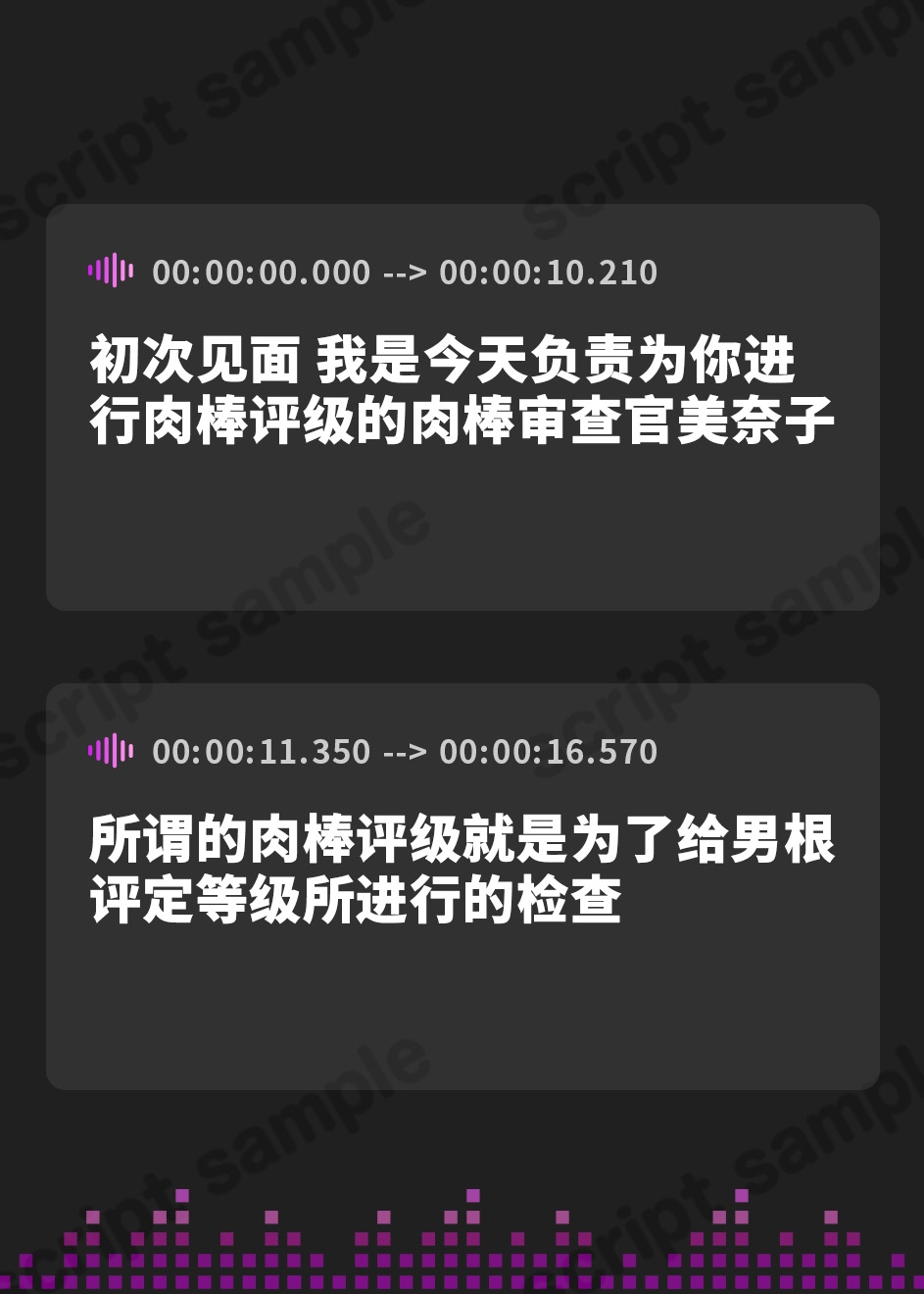 【簡体中文版】【ちんぽランク認定証付き】射精方法でランクが変わる!妖艶な美女検査官による『ちんぽ格付け』オナサポ