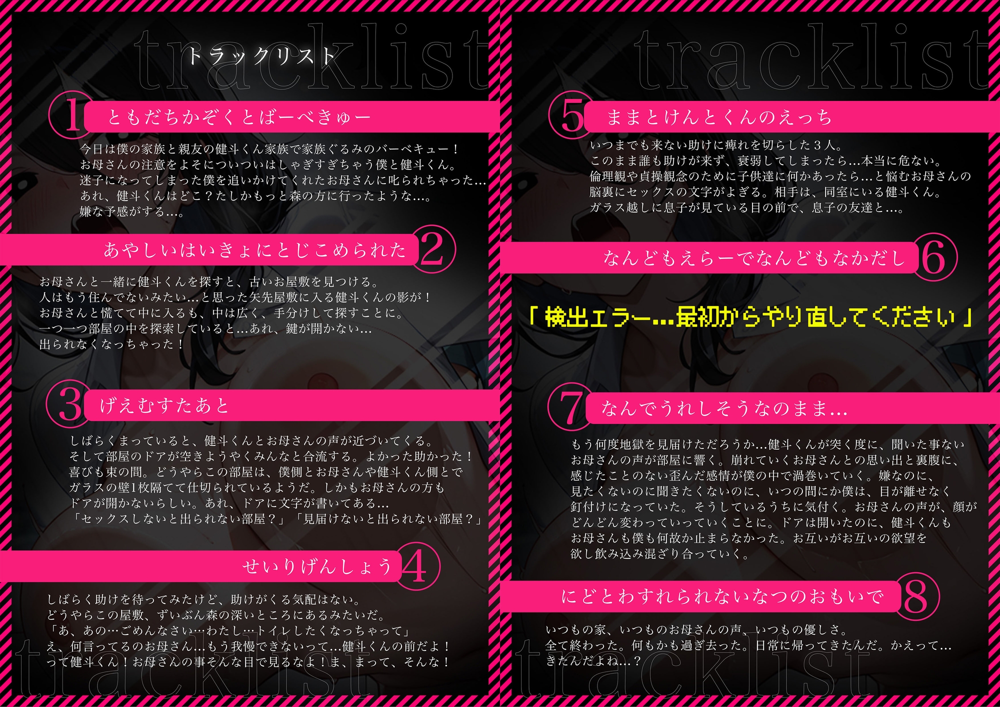 【NTR】ママと友達が “SEXしないと出れない部屋” で…。 SEX見届けないと出れない部屋で、ガラス越しに見守る僕