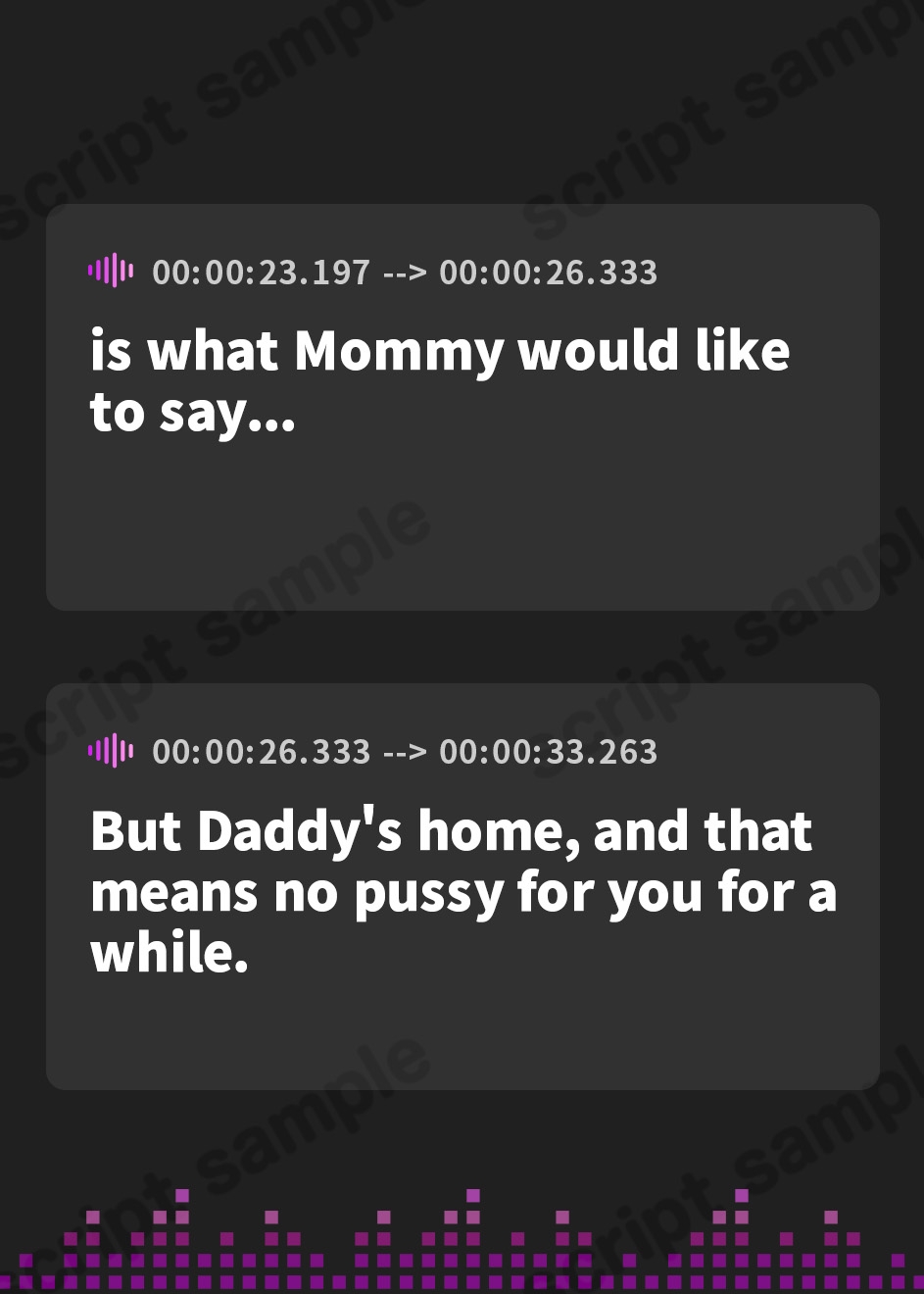 【英語版】【耳元密着】生ハメ以外ならなんでもしてくれる”見た目だけは清楚”でクールなママとの近親相○しまくり性活2