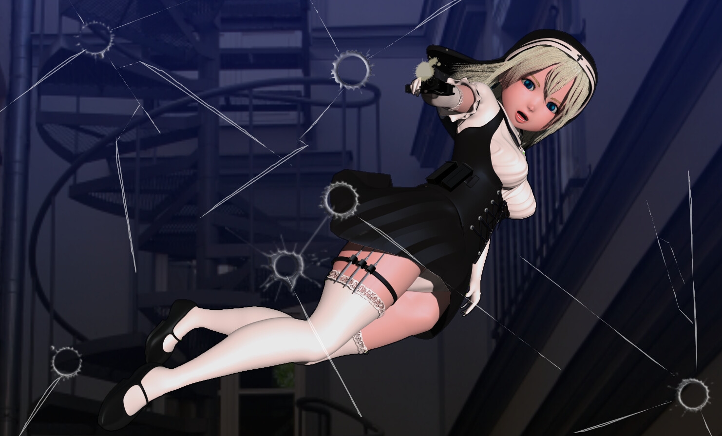 Devil Slayer「マリエル」・シスター敗北！白濁の懺悔室！