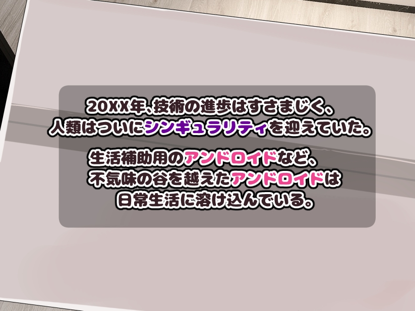 日常生活補助アンドロイドをセクサロイドに改造する