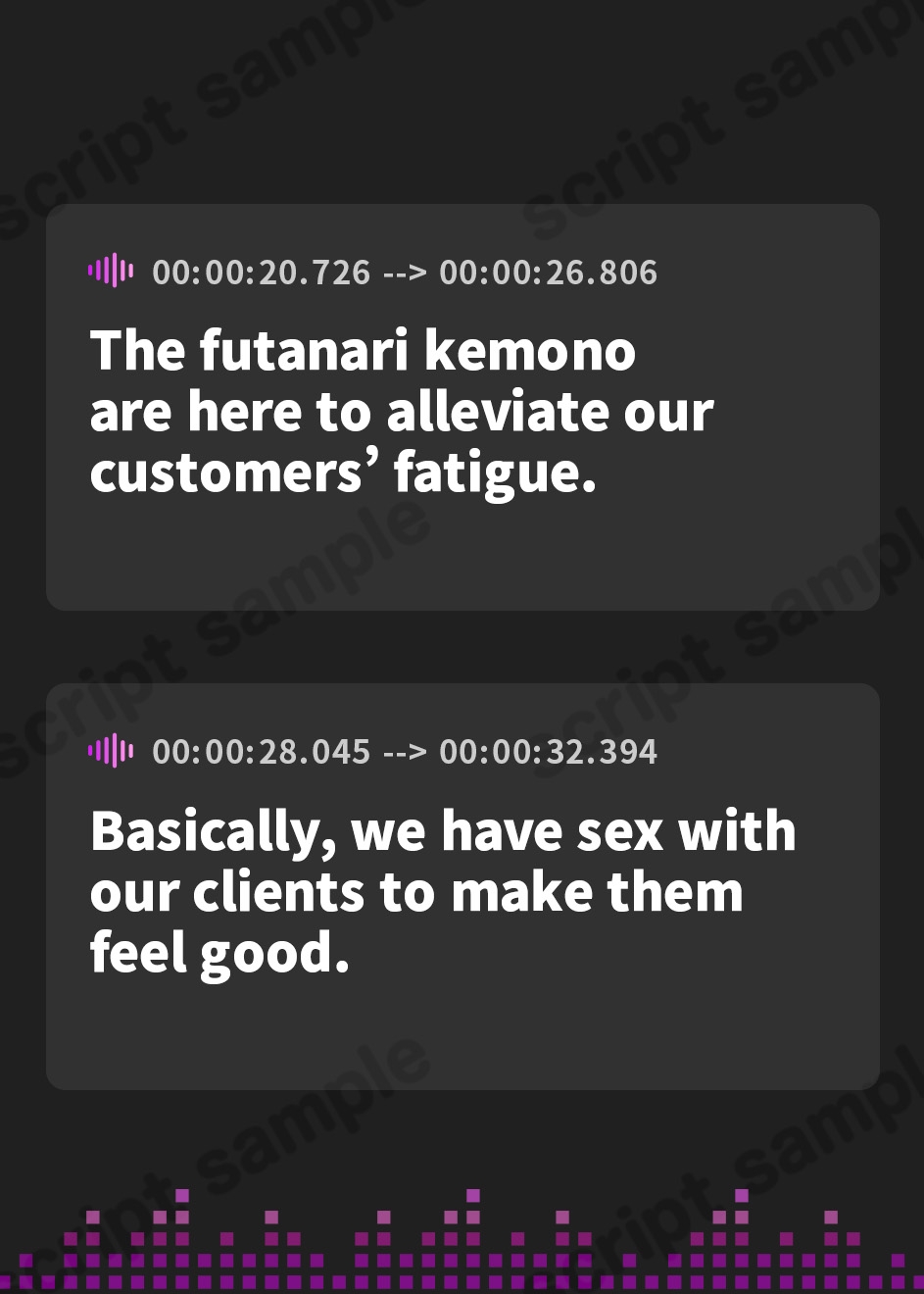 【英語版】ふたケモヘルスクラブへようこそ!