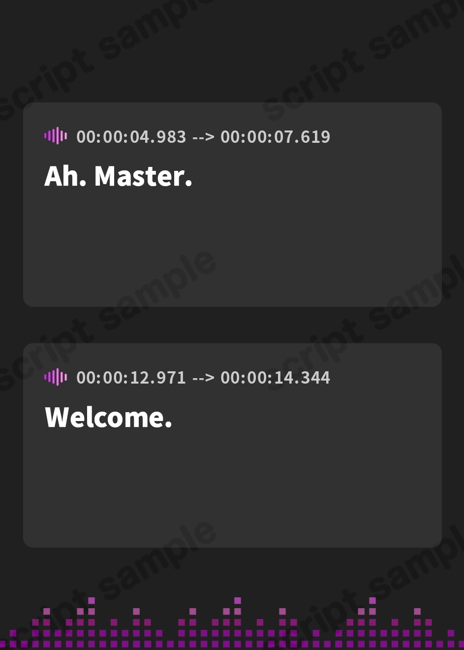 【英語版】メイドのサラさんに癒してもらおう
